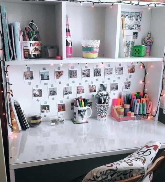 steps for how to decorate study table