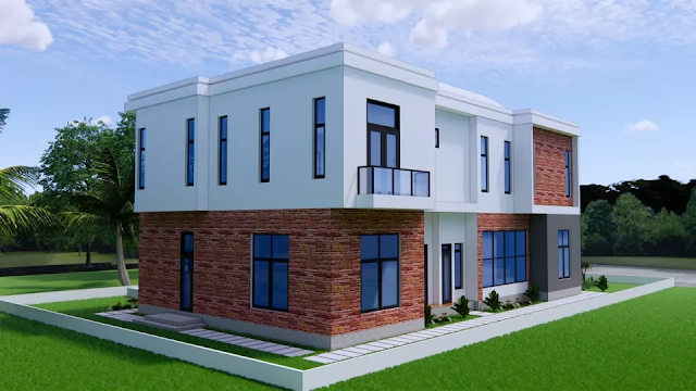 House Plan 11.5m x 21m 3 Bedrooms