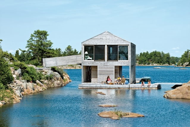 floating house design