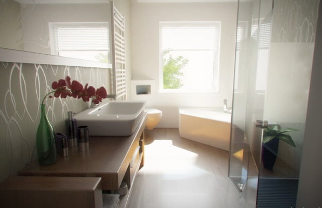 artistic bathroom design