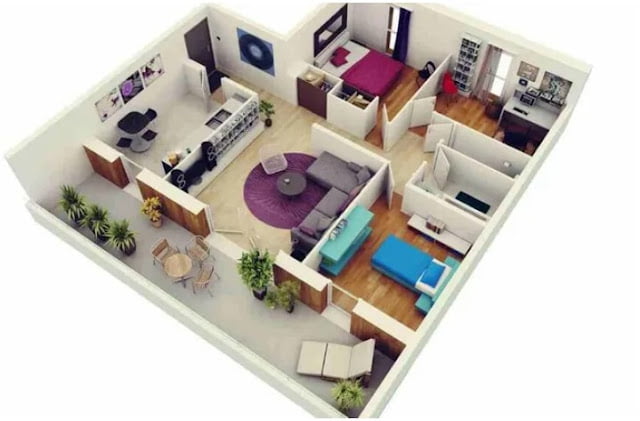 simple low budget modern 3 bedroom house design