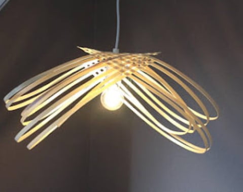 small wicker lamp shades