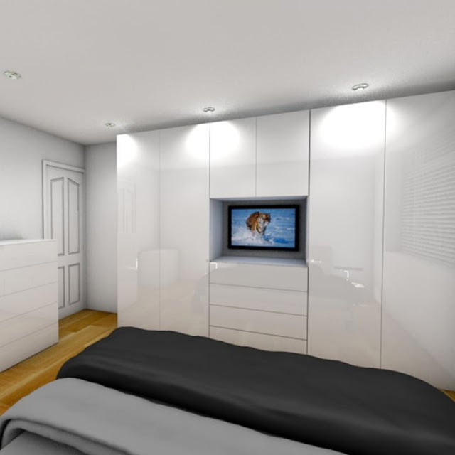 mounted tv ideas bedroom