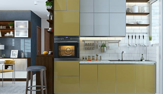 A Modern 2BHK House Design With Space Saving Furniture A Modern 2BHK House Design With Space Saving Furniture