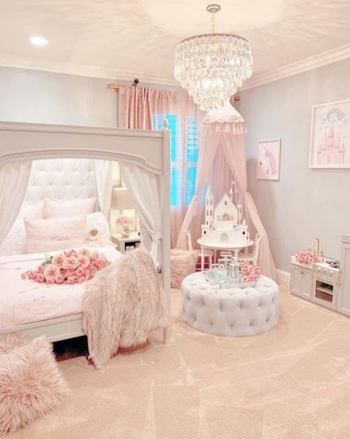 pink room decor ideas