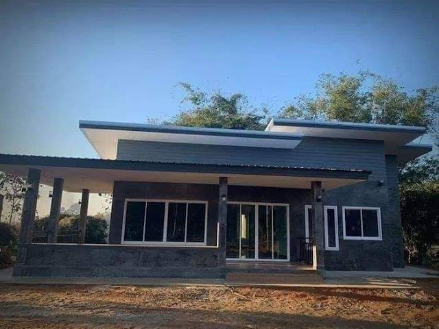 natural low budget simple house design