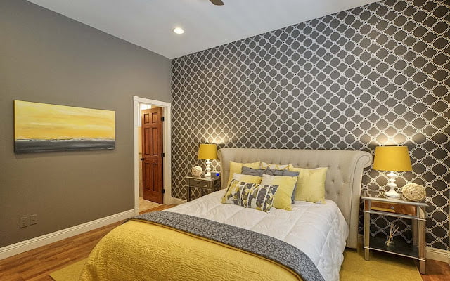 two colour combination for bedroom walls