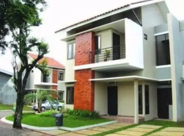 simple 2nd floor house front design