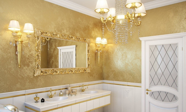 gold wall paint colors