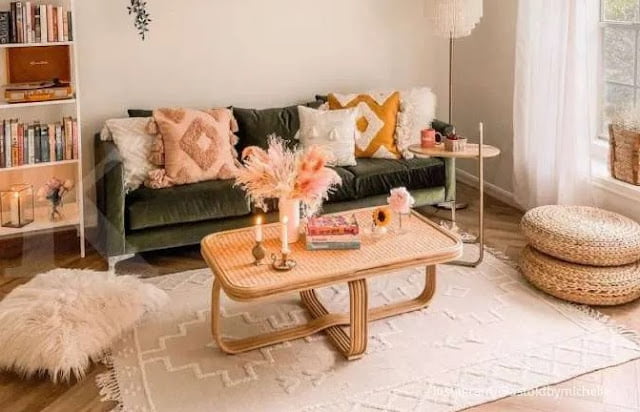 minimalist boho living room pictures
