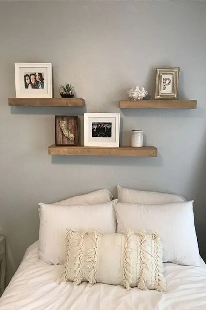 floating shelf above bed ideas floating shelf above bed ideas