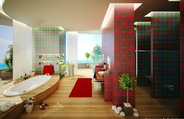 artistic bathroom design