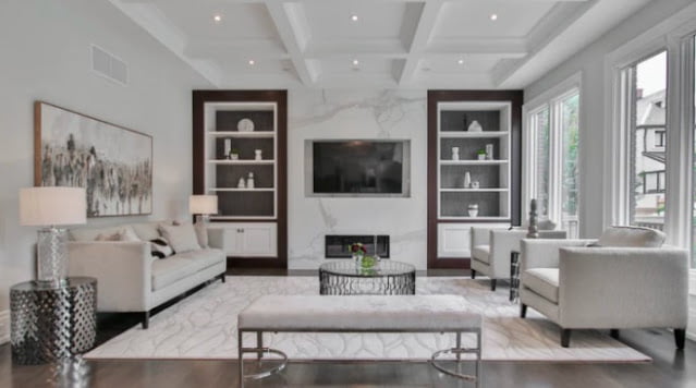Interior decoration of living room