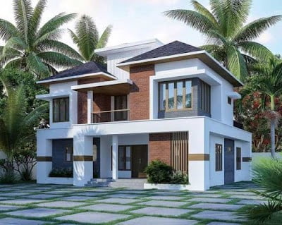 2 Storey Minimalist House Designs