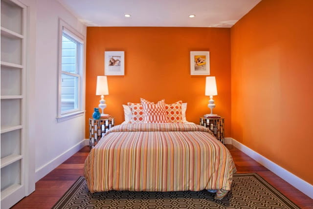 orange two colour combination for bedroom walls orange two colour combination for bedroom walls