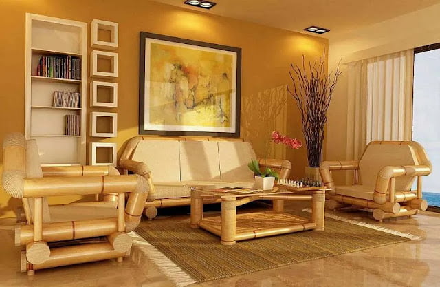Bamboo furniture looks original Bamboo furniture looks original