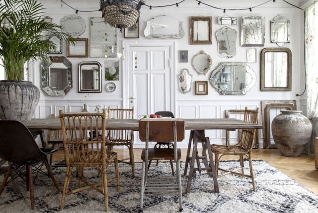 mirror decoration ideas for the living room
