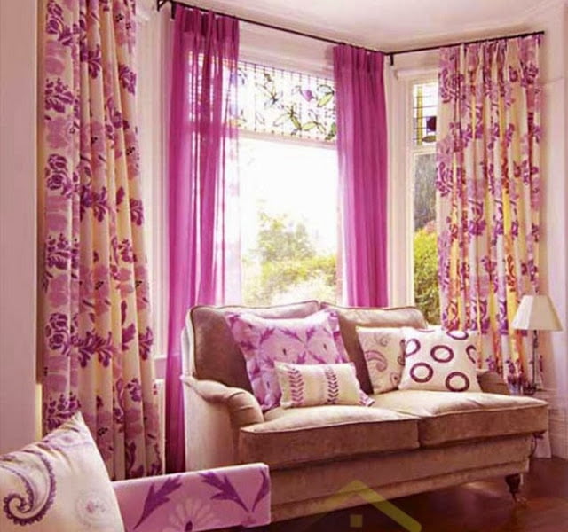 colorful curtains for living room