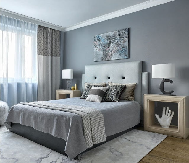 cozy grey bedroom decor