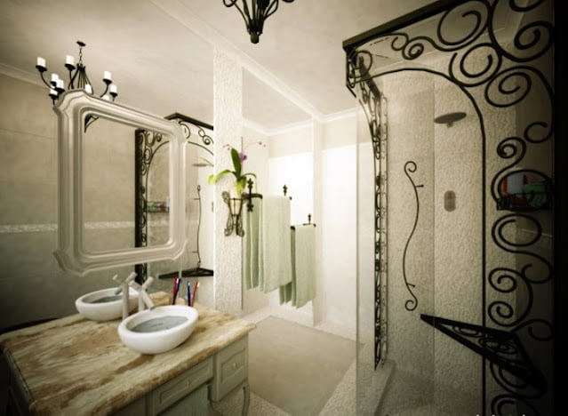 artistic bathroom design