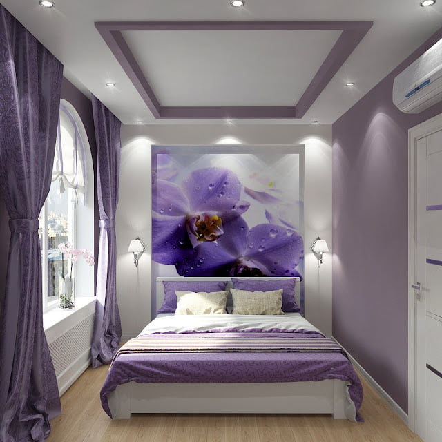 unique modern small bedroom ceiling design