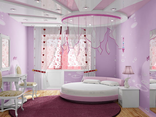 modern children's bedroom ceiling design