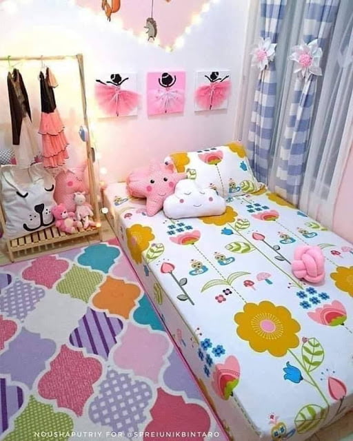 deco bilik tidur perempuan