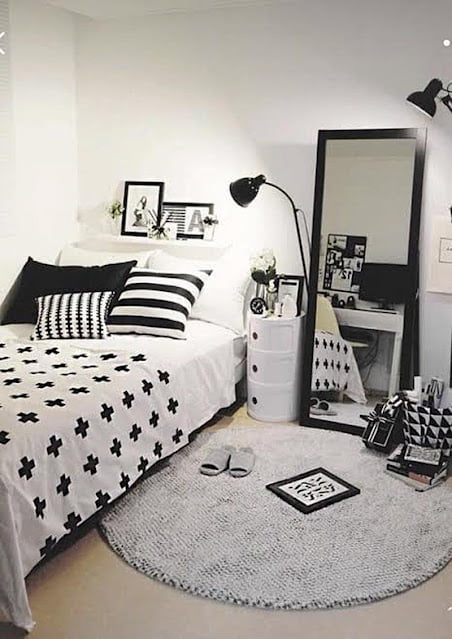 single deco bilik tidur kecil simple