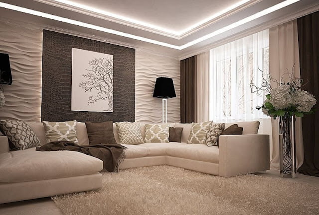 cream and brown living room ideas