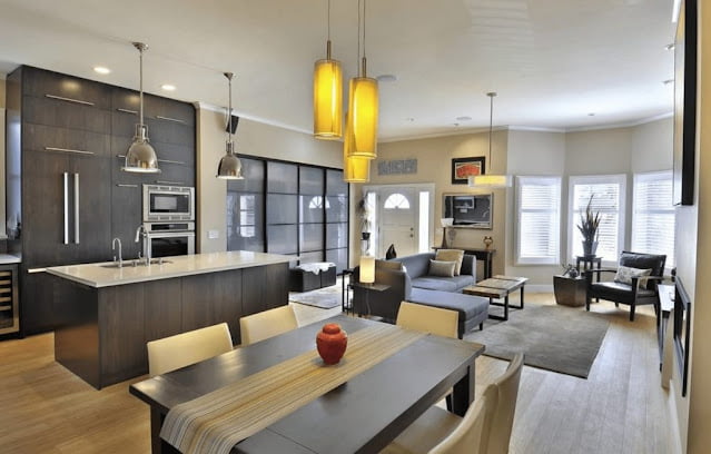 open kitchen and living room design open kitchen and living room design