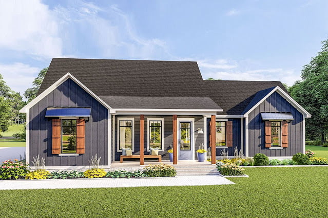one story house plans with vaulted ceilings