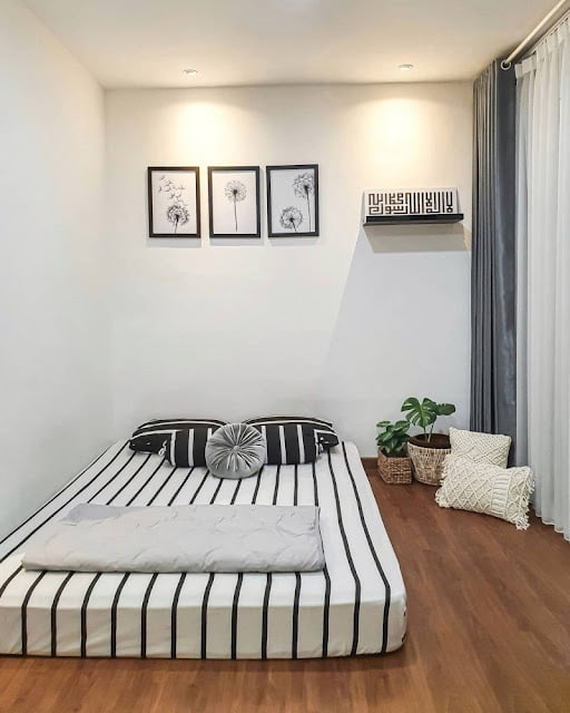 hiasan bilik tidur simple dan murah