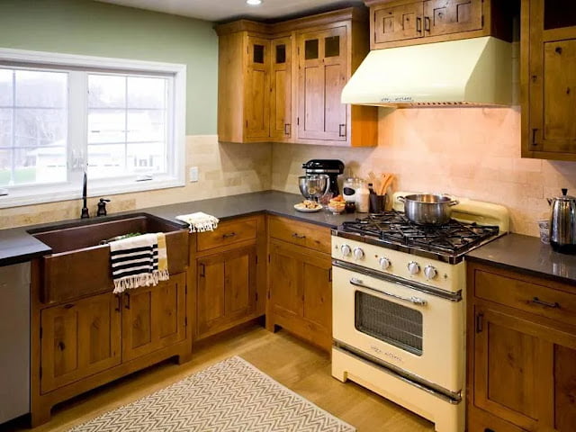 modern rustic kitchen cabinets
