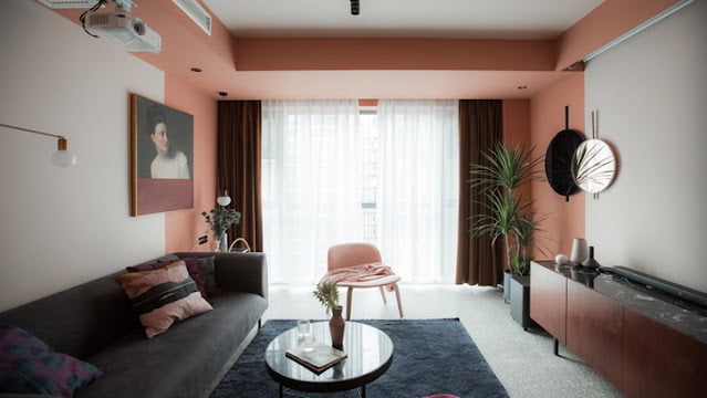 Coral House Paint Color