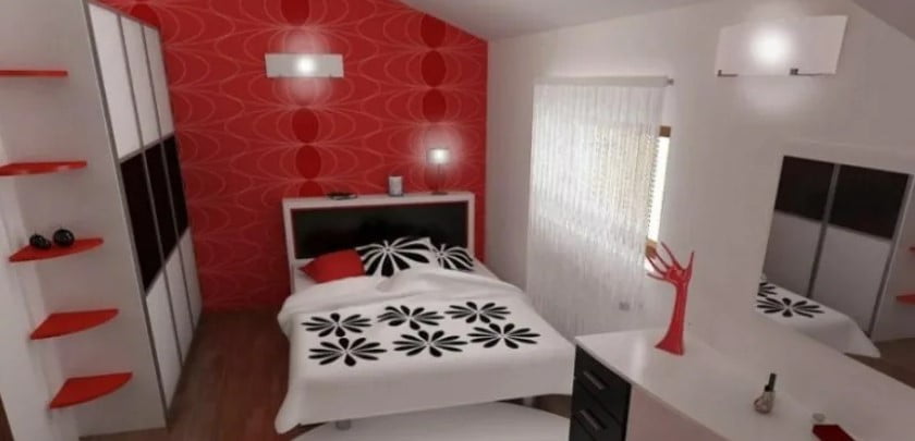 red two colour combination for bedroom walls red two colour combination for bedroom walls