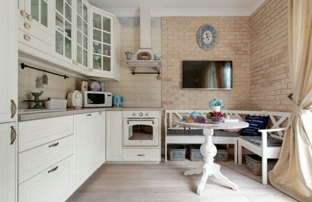 Provence style curtains for the kitchen Provence style curtains for the kitchen