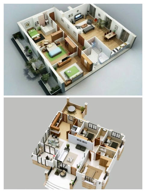 3 bedroom small house plans with pictures