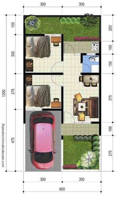 small 2 bedroom house plans and designs