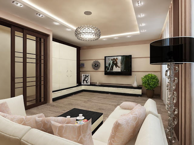 cream and brown living room ideas