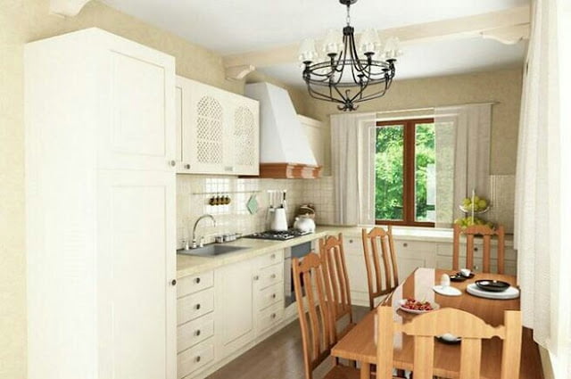 Interior design of a small kitchen Interior design of a small kitchen