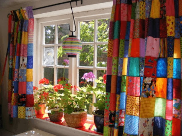 colorful curtains for living room