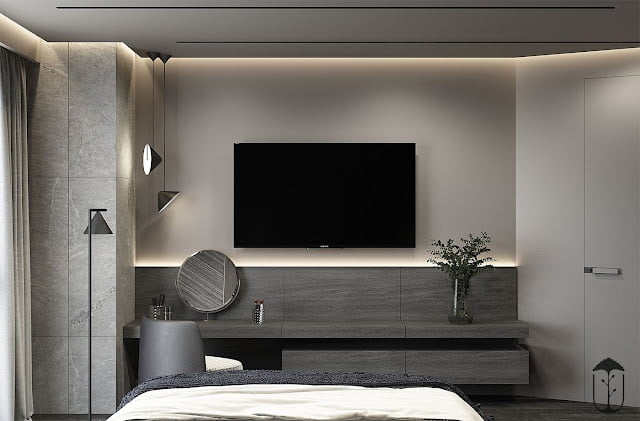 mounted tv ideas bedroom