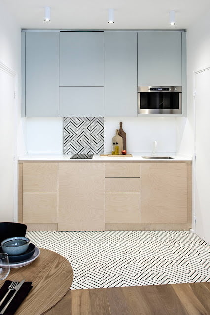 unique functional 2×3 minimalist kitchen designs