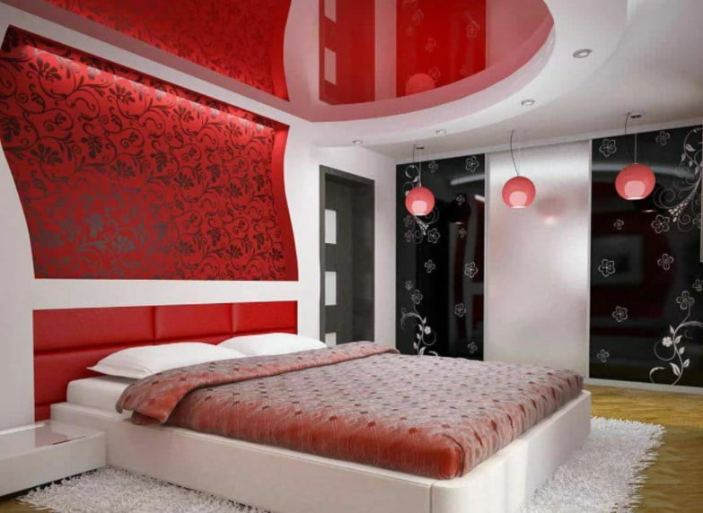 red two colour combination for bedroom walls red two colour combination for bedroom walls