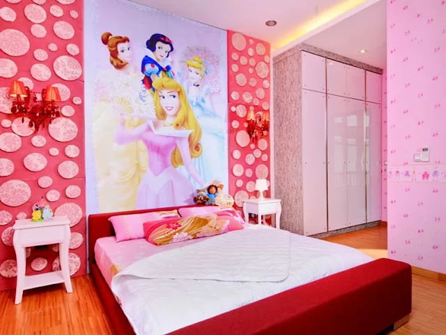 deco bilik tidur perempuan