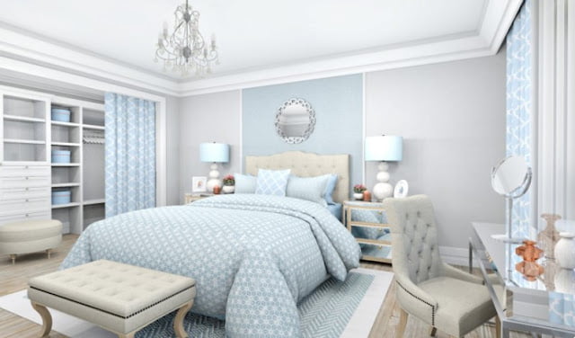 light blue bedroom walls ideas