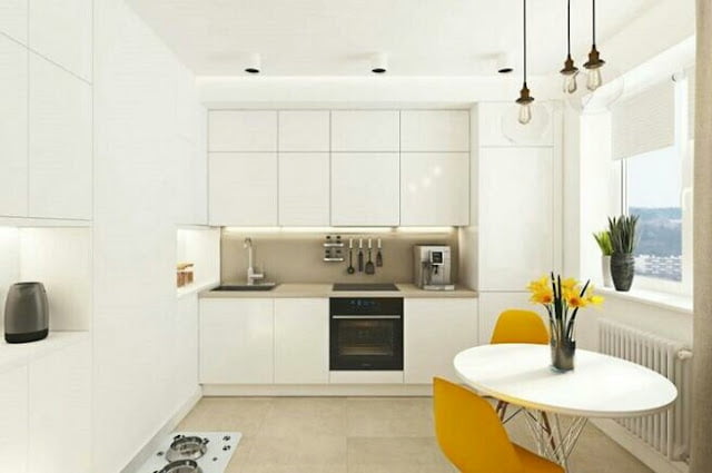 Interior design of a small kitchen Interior design of a small kitchen