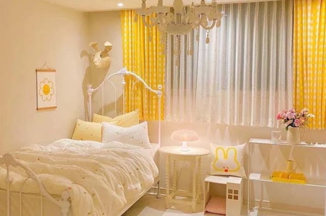 simple yellow room design ideas