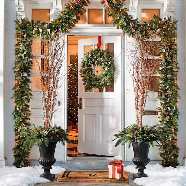 easy christmas door decorating ideas easy christmas door decorating ideas