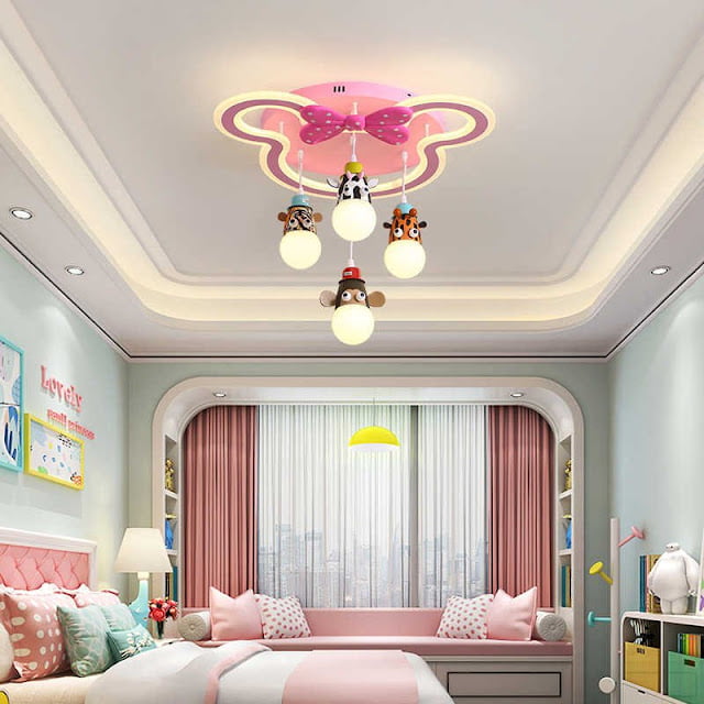 modern children's bedroom ceiling design ideas